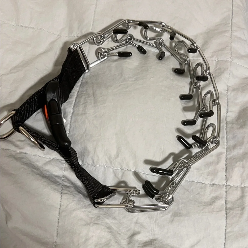 NEW! Metal Prong Dog Collar